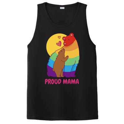 Lesbian Mama Bear Gift Lgbtq Proud Lgbtq Mom Gift PosiCharge Competitor Tank