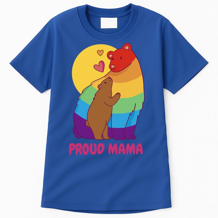 Lesbian Mama Bear Gift Lgbtq Proud Lgbtq Mom Gift Tall T-Shirt