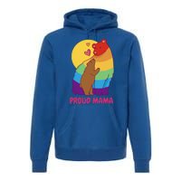 Lesbian Mama Bear Gift Lgbtq Proud Lgbtq Mom Gift Premium Hoodie