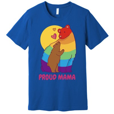 Lesbian Mama Bear Gift Lgbtq Proud Lgbtq Mom Gift Premium T-Shirt