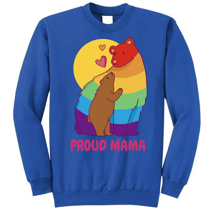 Lesbian Mama Bear Gift Lgbtq Proud Lgbtq Mom Gift Tall Sweatshirt