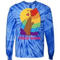 Lesbian Mama Bear Gift Lgbtq Proud Lgbtq Mom Gift Tie-Dye Long Sleeve Shirt