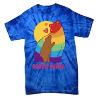 Lesbian Mama Bear Gift Lgbtq Proud Lgbtq Mom Gift Tie-Dye T-Shirt