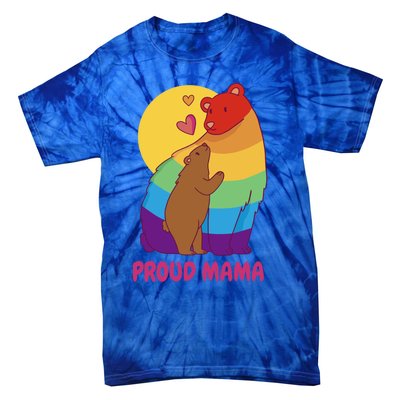 Lesbian Mama Bear Gift Lgbtq Proud Lgbtq Mom Gift Tie-Dye T-Shirt