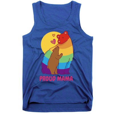 Lesbian Mama Bear Gift Lgbtq Proud Lgbtq Mom Gift Tank Top