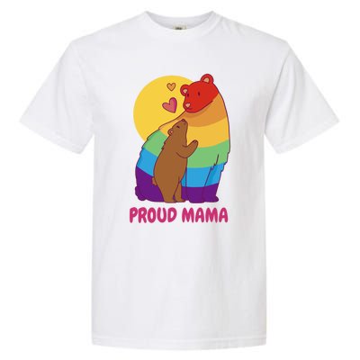 Lesbian Mama Bear Gift Lgbtq Proud Lgbtq Mom Gift Garment-Dyed Heavyweight T-Shirt