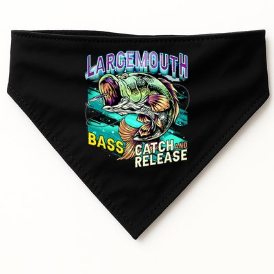 Large Mouth Bass USA-Made Doggie Bandana
