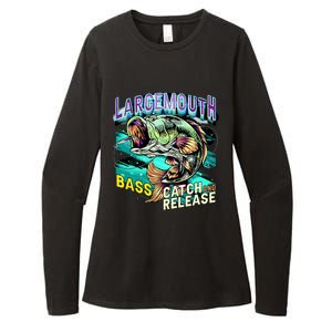 Large Mouth Bass Womens CVC Long Sleeve Shirt