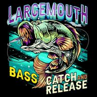 Large Mouth Bass Flatbill Hat