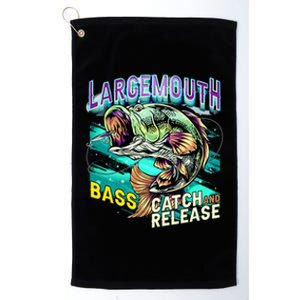 Large Mouth Bass Platinum Collection Golf Towel