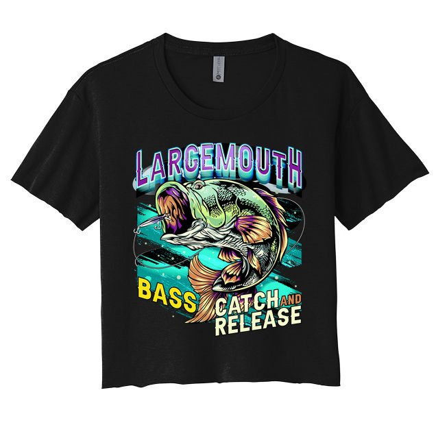 Large Mouth Bass Crop Top