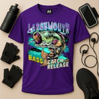 Large Mouth Bass Cooling Performance Crew T-Shirt