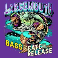 Large Mouth Bass Cooling Performance Crew T-Shirt