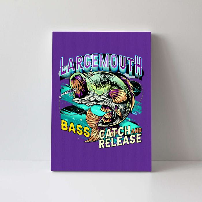 Large Mouth Bass Canvas