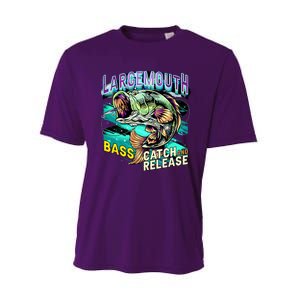 Large Mouth Bass Performance Sprint T-Shirt