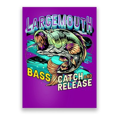 Large Mouth Bass Poster