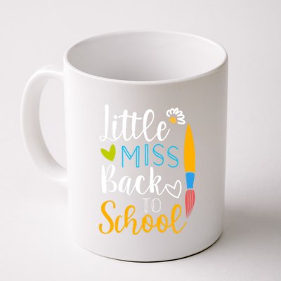 Little Miss Back To School Happy First Day School Gift Coffee Mug