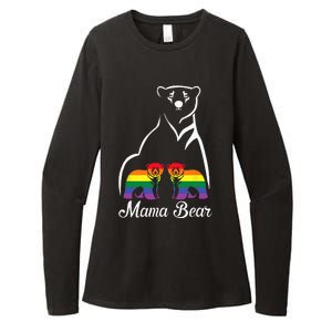 LGBT Mama Bear Pride Mom Rainbow Womens CVC Long Sleeve Shirt