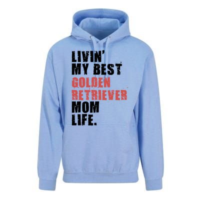 Livin My Best Golden Retriever Mom Life Adc103d Gift Unisex Surf Hoodie