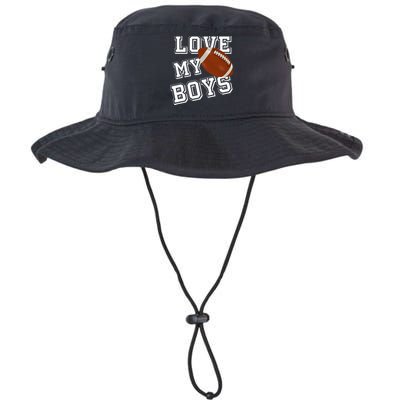 Love My Boys Cute Football Bucket Hat