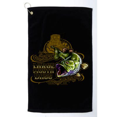 Large Mouth Bass Vintage Golf Towel