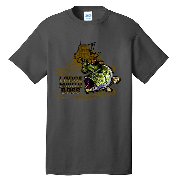 Large Mouth Bass Vintage Tall T-Shirt