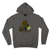 Large Mouth Bass Vintage Tall Hoodie