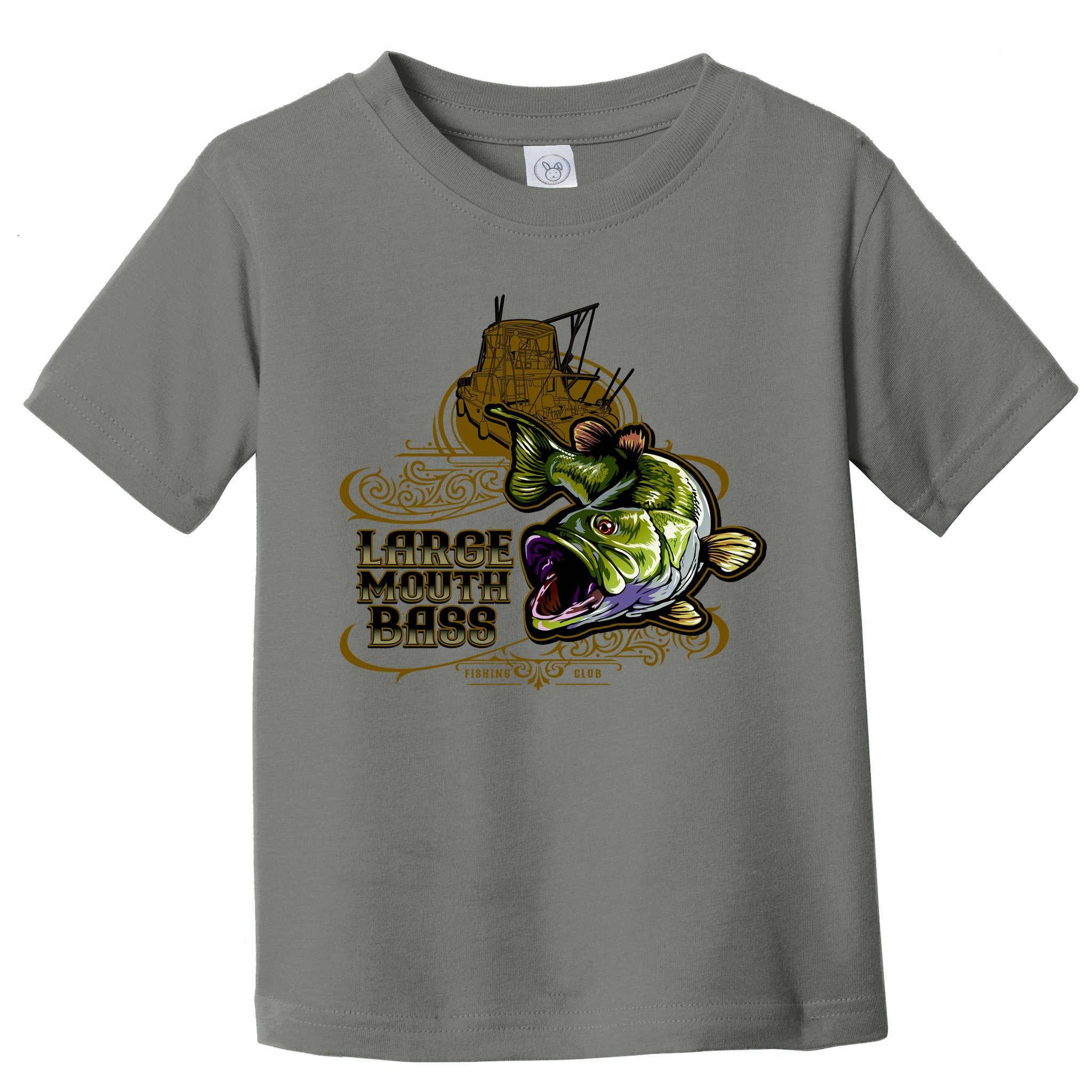 Large Mouth Bass Vintage Toddler T-Shirt