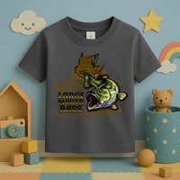 Large Mouth Bass Vintage Toddler T-Shirt