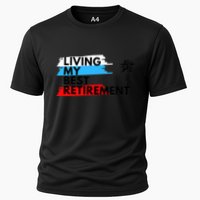 Living My Best Retirement Cooling Performance Crew T-Shirt