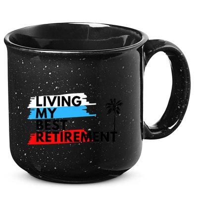 Living My Best Retirement 15oz Campfire Ceramic Mug