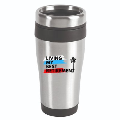 Living My Best Retirement 16oz Travel Tumbler