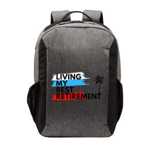 Living My Best Retirement Vector Backpack