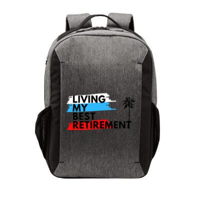 Living My Best Retirement Vector Backpack