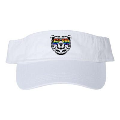 LGBTQ Mama Bear Proud Mom Momma Ally Rainbow Flag Pride Valucap Bio-Washed Visor