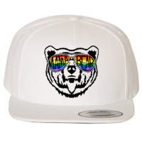 LGBTQ Mama Bear Proud Mom Momma Ally Rainbow Flag Pride Wool Snapback Cap