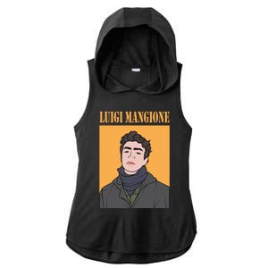 Luigi Mangione Brian Thompson Unitedhealthcare Ceo Ladies PosiCharge Tri-Blend Wicking Draft Hoodie Tank