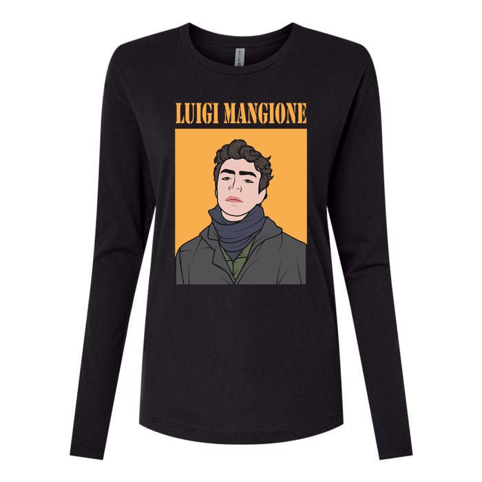 Luigi Mangione Brian Thompson Unitedhealthcare Ceo Womens Cotton Relaxed Long Sleeve T-Shirt