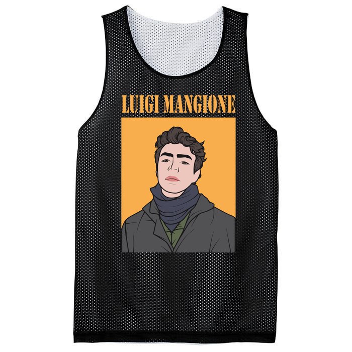 Luigi Mangione Brian Thompson Unitedhealthcare Ceo Mesh Reversible Basketball Jersey Tank