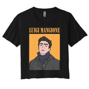 Luigi Mangione Brian Thompson Unitedhealthcare Ceo Women's Crop Top Tee