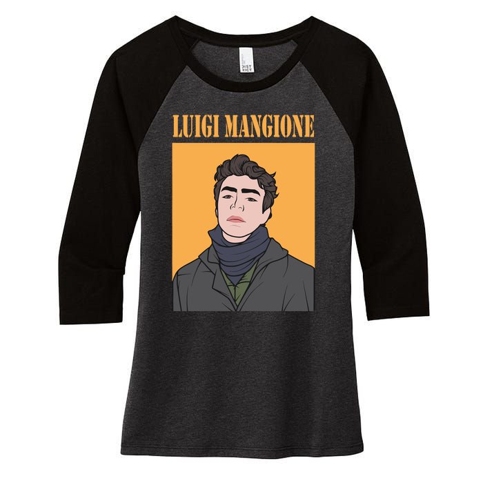 Luigi Mangione Brian Thompson Unitedhealthcare Ceo Women's Tri-Blend 3/4-Sleeve Raglan Shirt