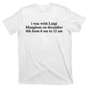 Luigi Mangione Brian Thompson Unitedhealthcare Ceo T-Shirt