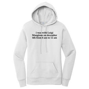 Luigi Mangione Brian Thompson Unitedhealthcare Ceo Women's Pullover Hoodie