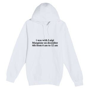 Luigi Mangione Brian Thompson Unitedhealthcare Ceo Premium Pullover Hoodie