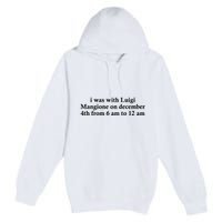 Luigi Mangione Brian Thompson Unitedhealthcare Ceo Premium Pullover Hoodie