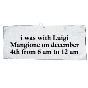 Luigi Mangione Brian Thompson Unitedhealthcare Ceo Large Microfiber Waffle Golf Towel