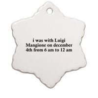 Luigi Mangione Brian Thompson Unitedhealthcare Ceo Ceramic Star Ornament