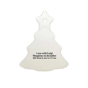 Luigi Mangione Brian Thompson Unitedhealthcare Ceo Ceramic Tree Ornament