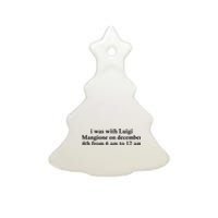 Luigi Mangione Brian Thompson Unitedhealthcare Ceo Ceramic Tree Ornament