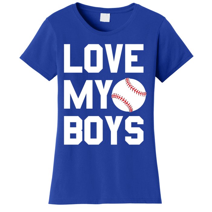 Love My Baseball Funny Baseball Lover Funny Gift Women's T-Shirt